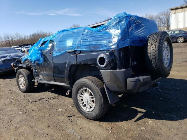 5GTEN13E098160746 - 2009 HUMMER H3 BLACK photo 2