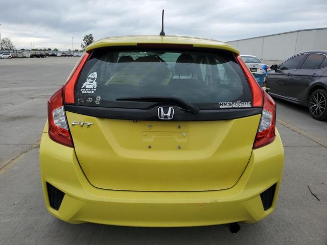 3HGGK5G55FM759676 - 2015 HONDA FIT LX YELLOW photo 6