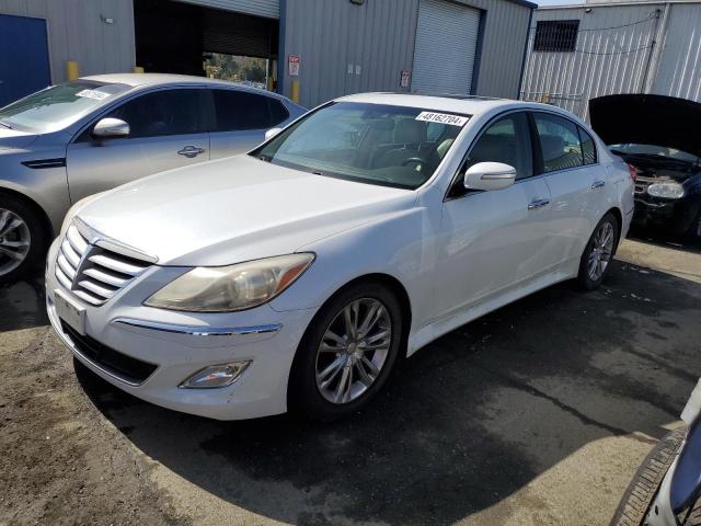 KMHGC4DD6CU164873 - 2012 HYUNDAI GENESIS 3.8L WHITE photo 1