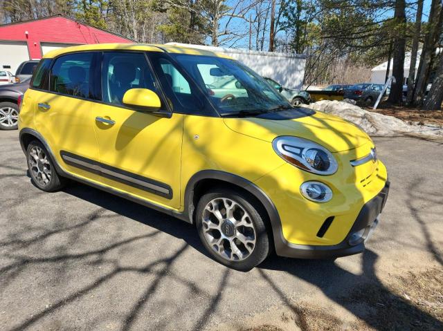 ZFBCFADH9EZ021467 - 2014 FIAT 500L TREKKING YELLOW photo 1