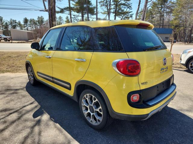 ZFBCFADH9EZ021467 - 2014 FIAT 500L TREKKING YELLOW photo 3