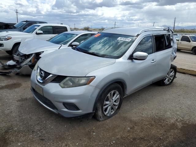 KNMAT2MT9FP548798 - 2015 NISSAN ROGUE S SILVER photo 1