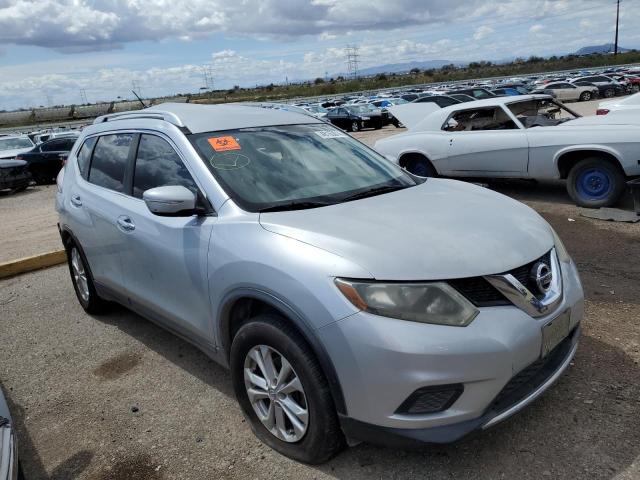 KNMAT2MT9FP548798 - 2015 NISSAN ROGUE S SILVER photo 4