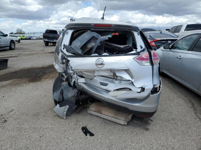KNMAT2MT9FP548798 - 2015 NISSAN ROGUE S SILVER photo 6