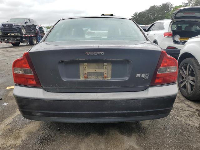 YV1TS90D211196754 - 2001 VOLVO S80 T6 EXECTUVIE GRAY photo 6