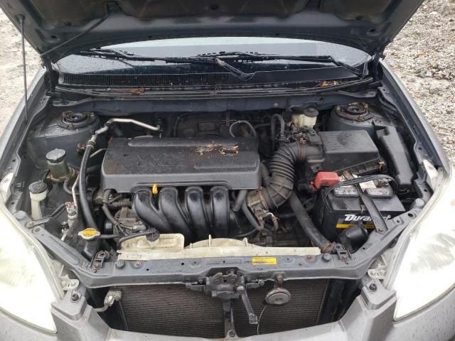 2T1KR32E96C596457 - 2006 TOYOTA COROLLA MA XR GRAY photo 11