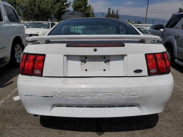 1FAFP40481F118642 - 2001 FORD MUSTANG WHITE photo 6