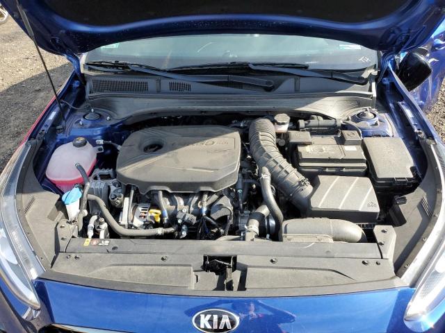 3KPF44AC2ME395438 - 2021 KIA FORTE GT BLUE photo 11