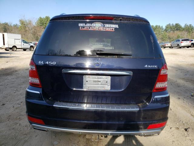 4JGBF7BE1BA638923 - 2011 MERCEDES-BENZ GL 450 4MATIC BLUE photo 6