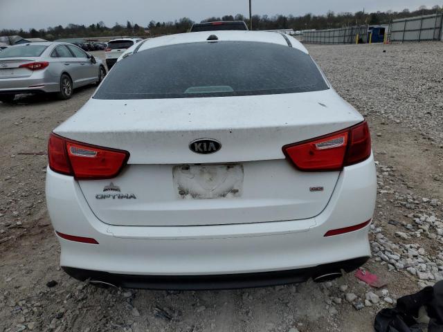 5XXGM4A70FG392541 - 2015 KIA OPTIMA LX WHITE photo 6