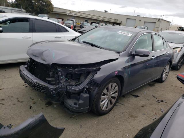 1HGCR2F81FA107445 - 2015 HONDA ACCORD EXL GRAY photo 1