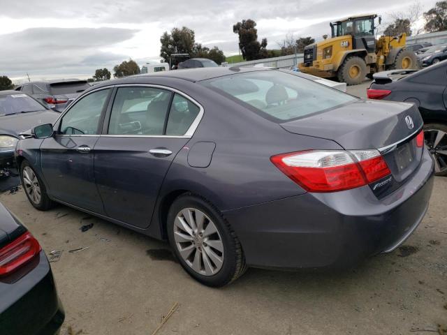 1HGCR2F81FA107445 - 2015 HONDA ACCORD EXL GRAY photo 2