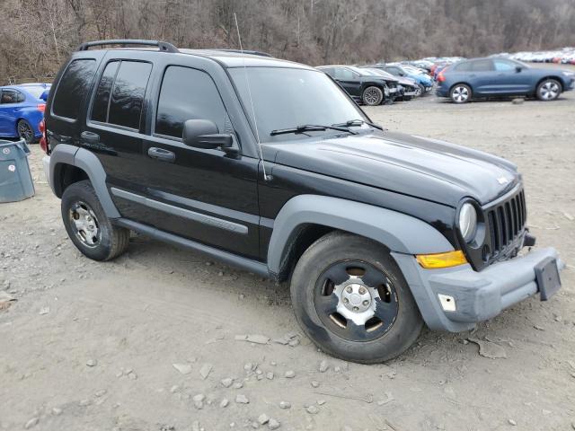 1J4GL48K26W144474 - 2006 JEEP LIBERTY SPORT BLACK photo 4