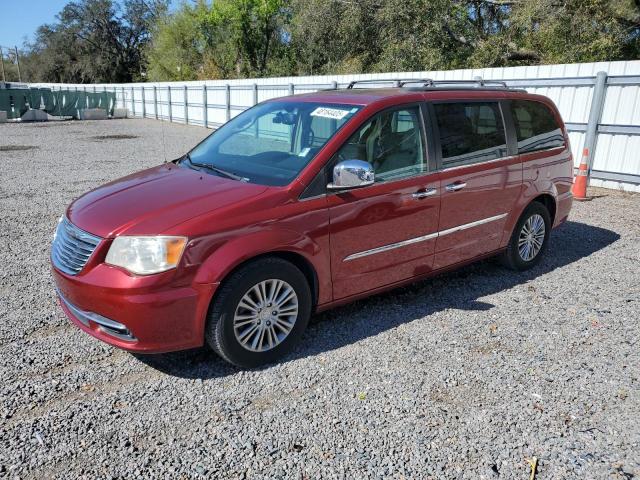 2C4RC1CG8ER143725 - 2014 CHRYSLER TOWN & COU TOURING L MAROON photo 1