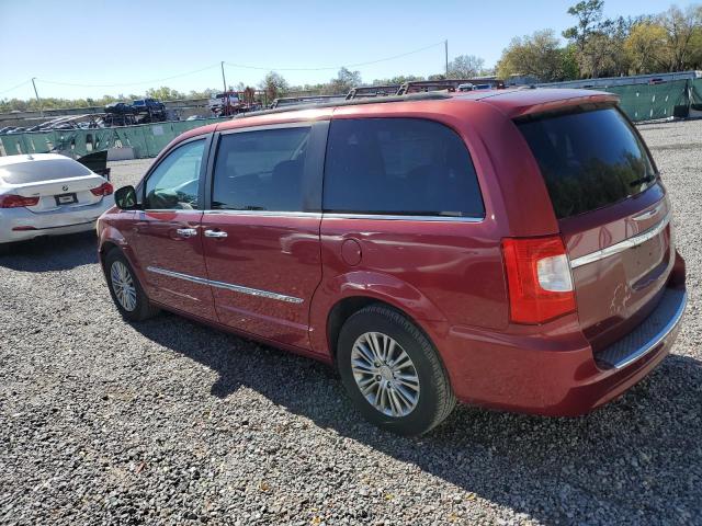 2C4RC1CG8ER143725 - 2014 CHRYSLER TOWN & COU TOURING L MAROON photo 2