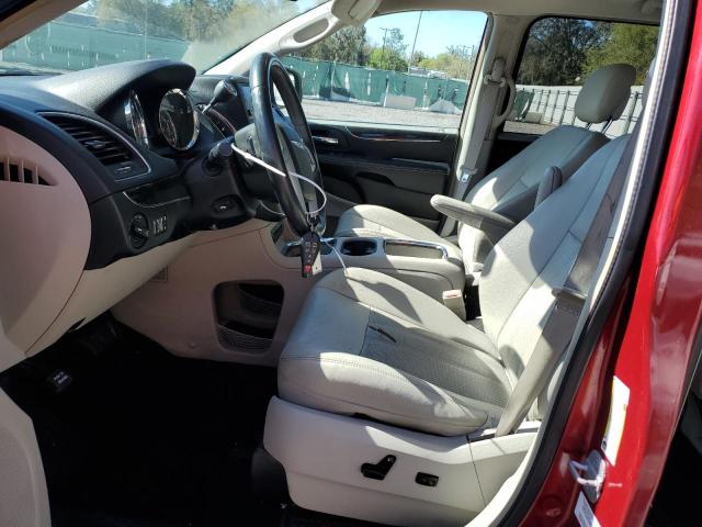 2C4RC1CG8ER143725 - 2014 CHRYSLER TOWN & COU TOURING L MAROON photo 7