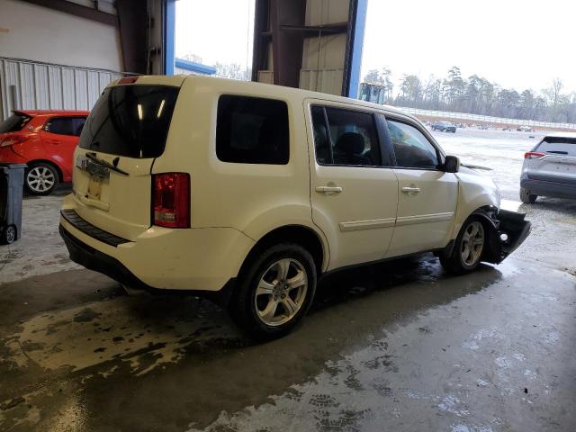 5FNYF3H53FB011779 - 2015 HONDA PILOT EXL WHITE photo 3