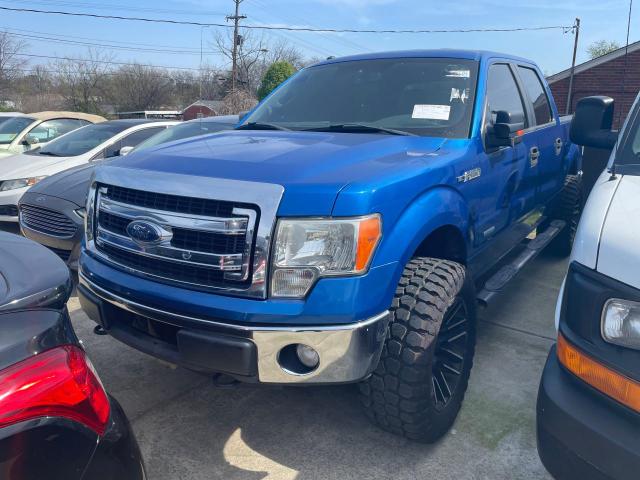 1FTFW1ET6DFC36236 - 2013 FORD F150 SUPERCREW BLUE photo 2