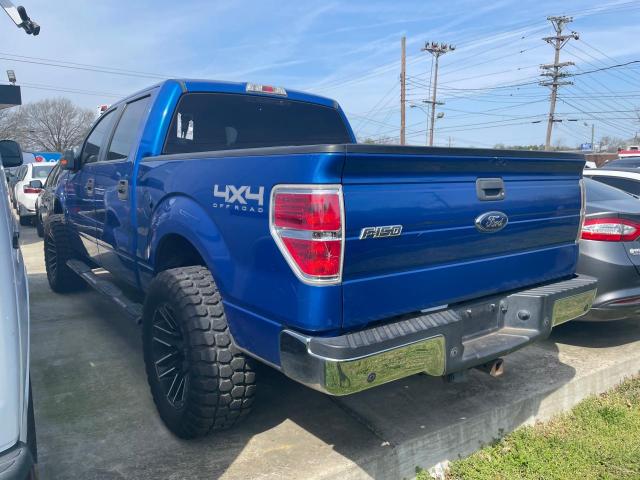 1FTFW1ET6DFC36236 - 2013 FORD F150 SUPERCREW BLUE photo 3