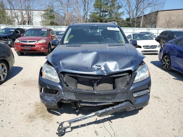 4JGDA5HB1CA029034 - 2012 MERCEDES-BENZ ML 350 4MATIC BLACK photo 5