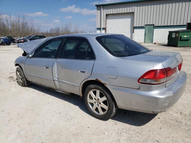 1HGCG16502A077936 - 2002 HONDA ACCORD EX SILVER photo 2