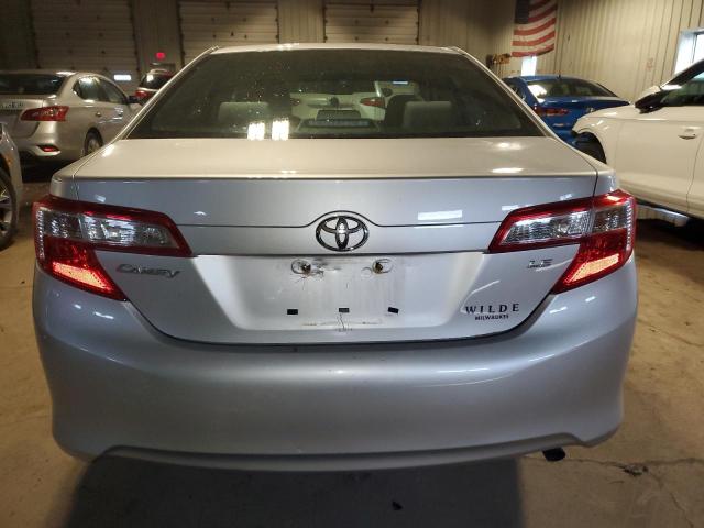 4T4BF1FK1DR302984 - 2013 TOYOTA CAMRY L SILVER photo 6