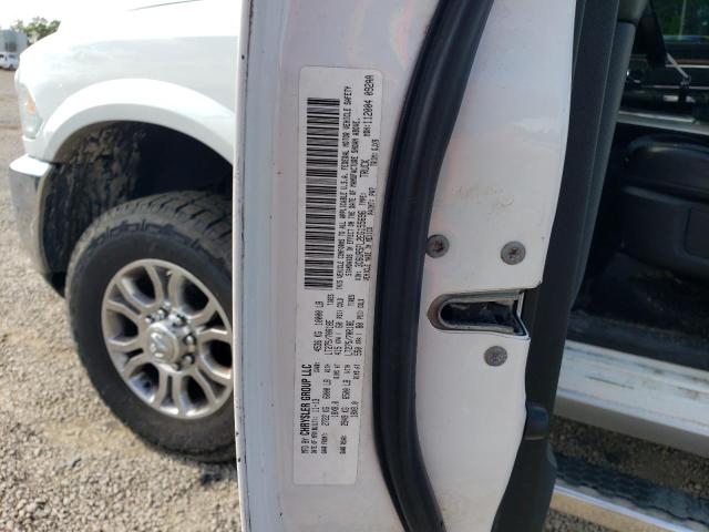 3C6UR5FL2EG155696 - 2014 RAM 2500 LARAMIE WHITE photo 12