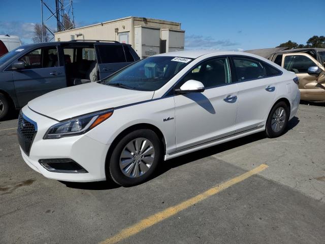 KMHE24L12GA012243 - 2016 HYUNDAI SONATA HYBRID WHITE photo 1