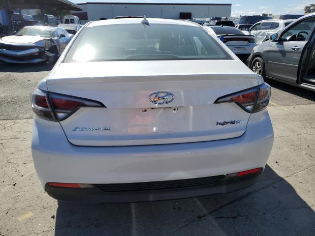 KMHE24L12GA012243 - 2016 HYUNDAI SONATA HYBRID WHITE photo 6