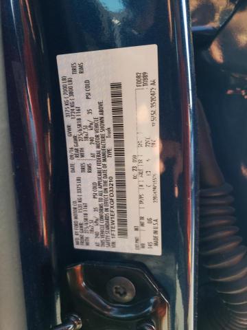 1FTEW1EFXGFD33210 - 2016 FORD F150 SUPERCREW BLUE photo 12