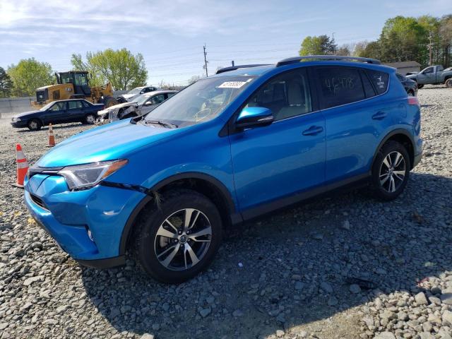 JTMRFREV6JD233583 - 2018 TOYOTA RAV4 ADVENTURE BLUE photo 1