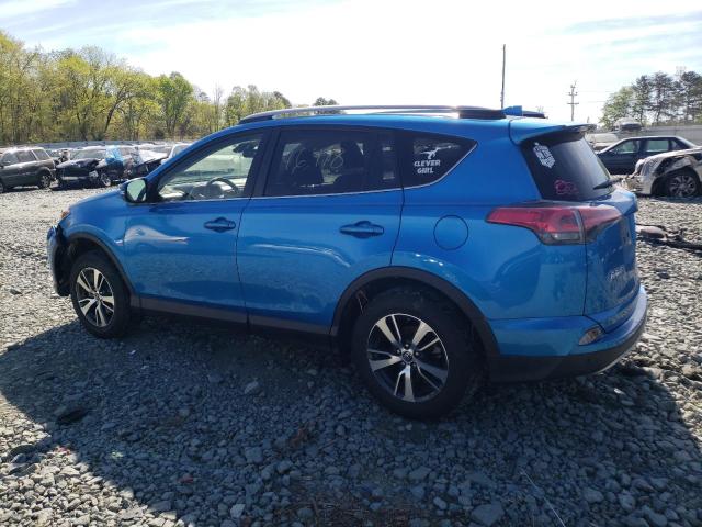 JTMRFREV6JD233583 - 2018 TOYOTA RAV4 ADVENTURE BLUE photo 2