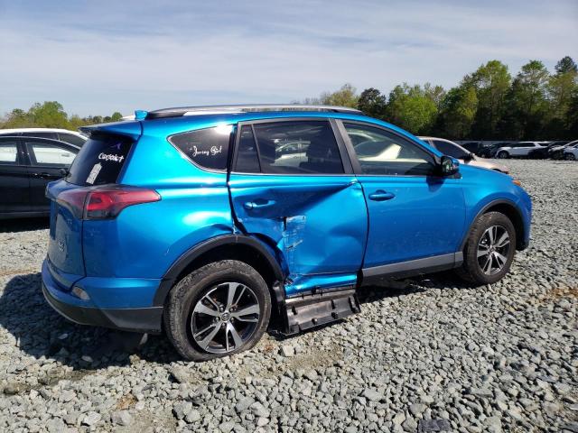 JTMRFREV6JD233583 - 2018 TOYOTA RAV4 ADVENTURE BLUE photo 3