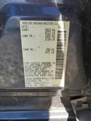 1N4AL3AP6DN405786 - 2013 NISSAN ALTIMA 2.5 GRAY photo 12