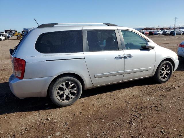 KNDMH4C79E6543197 - 2014 KIA SEDONA EX SILVER photo 3