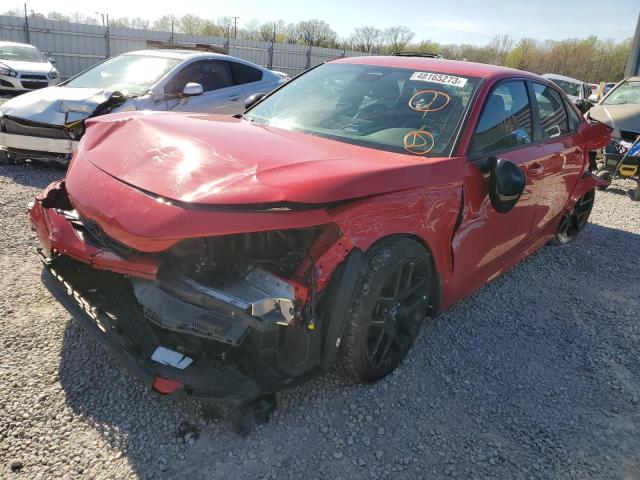 2HGFE2F56NH524798 - 2022 HONDA CIVIC SPORT 红色 照片 1