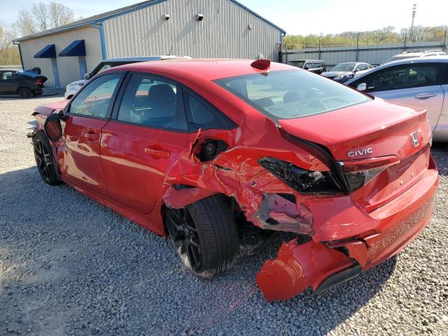 2HGFE2F56NH524798 - 2022 HONDA CIVIC SPORT 红色 照片 2