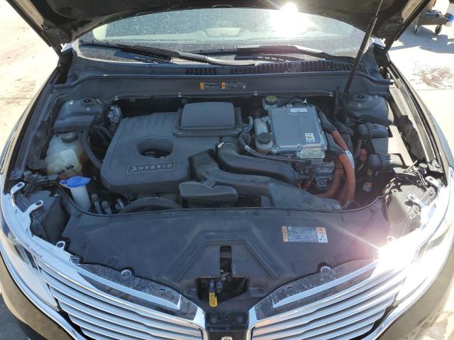 3LN6L2LU0FR615938 - 2015 LINCOLN MKZ HYBRID BLACK photo 11