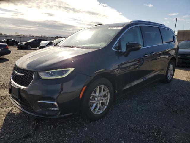 2C4RC1BG8MR584948 - 2021 CHRYSLER PACIFICA TOURING L BLACK photo 1