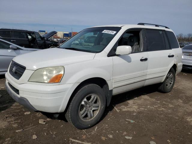 2HKYF18574H546083 - 2004 HONDA PILOT EXL WHITE photo 1