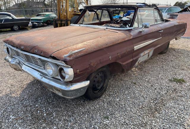 4G69X145429 - 1964 FORD GALAXIE500 MAROON photo 2