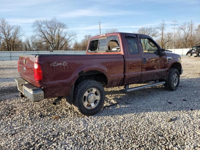 1FTSX2B52AEB18189 - 2010 FORD F250 SUPER DUTY MAROON photo 3