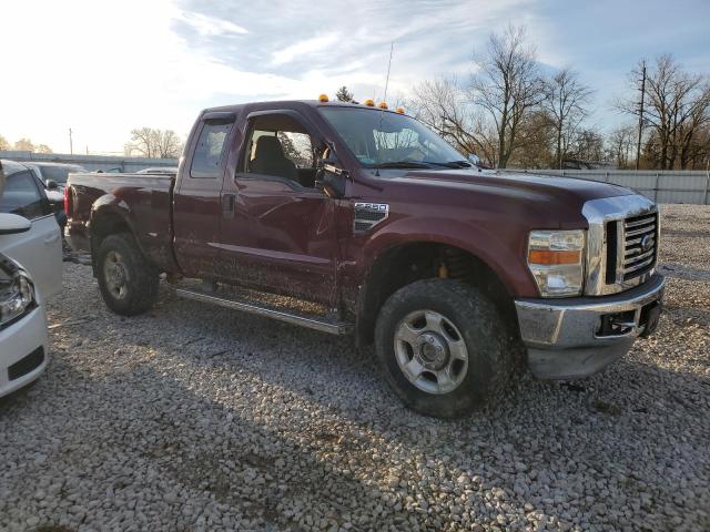 1FTSX2B52AEB18189 - 2010 FORD F250 SUPER DUTY MAROON photo 4