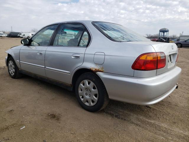 2HGEJ6613XH595245 - 1999 HONDA CIVIC BASE SILVER photo 2
