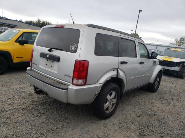 1D8GU28K68W105057 - 2008 DODGE NITRO SXT SILVER photo 3