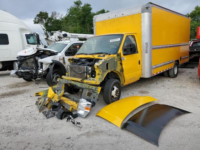 1FDWE3FS5KDC16634 - 2019 FORD ECONOLINE E350 SUPER DUTY CUTAWAY VAN YELLOW photo 1