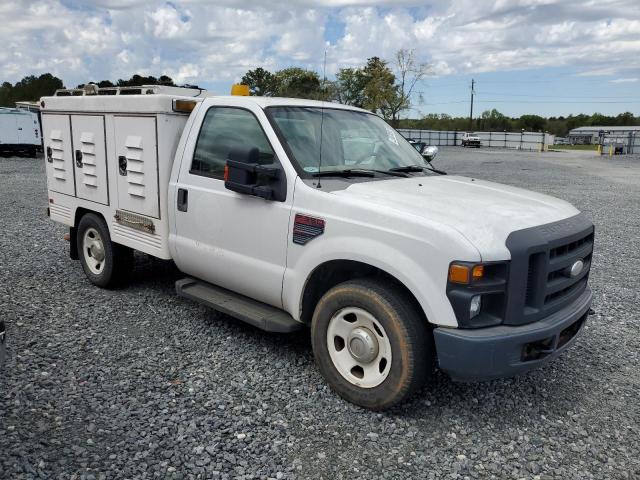 1FDWF30548EC21326 - 2008 FORD F350 SRW SUPER DUTY WHITE photo 4