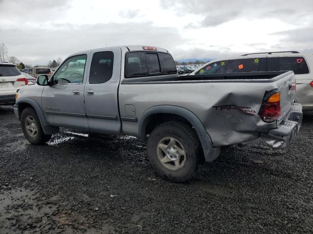 5TBBT44102S238756 - 2002 TOYOTA TUNDRA ACCESS CAB ვერცხლისფერი ფოტო 2