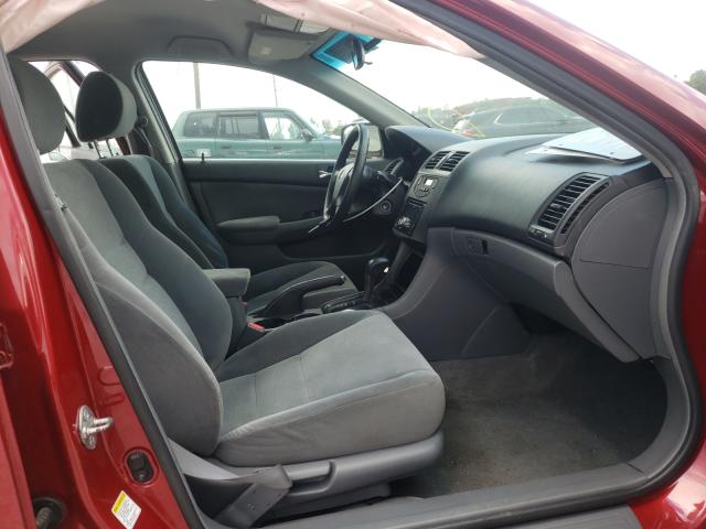 1HGCM56367A008318 - 2007 HONDA ACCORD SE MAROON photo 5