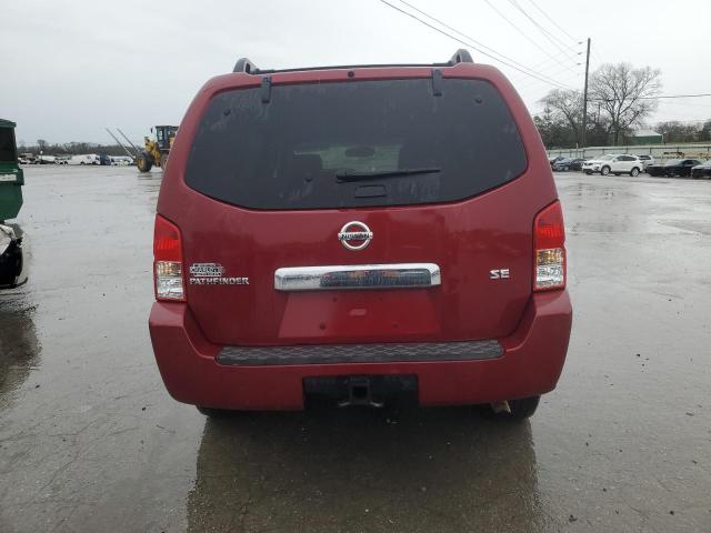 5N1AR18W17C648945 - 2007 NISSAN PATHFINDER LE RED photo 6